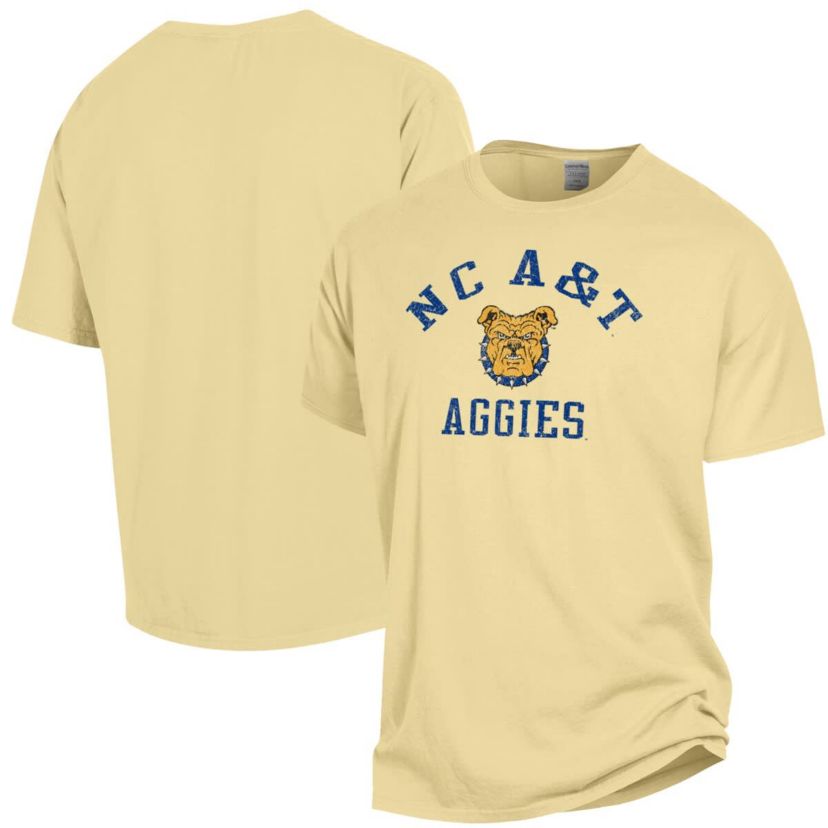 NC A&T Aggies NCAA North Carolina A&T Aggies Garment Dyed T-Shirt