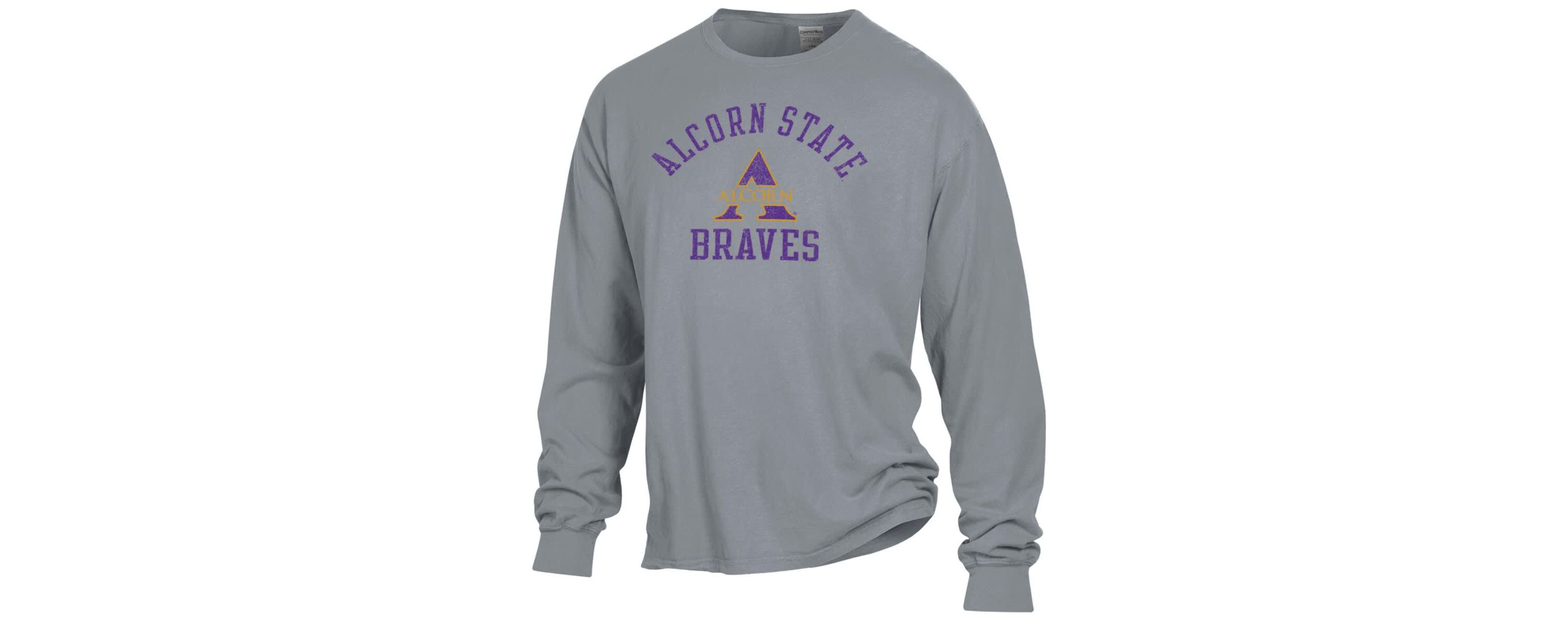 NCAA Alcorn State Braves Garment Dyed Long Sleeve T-Shirt