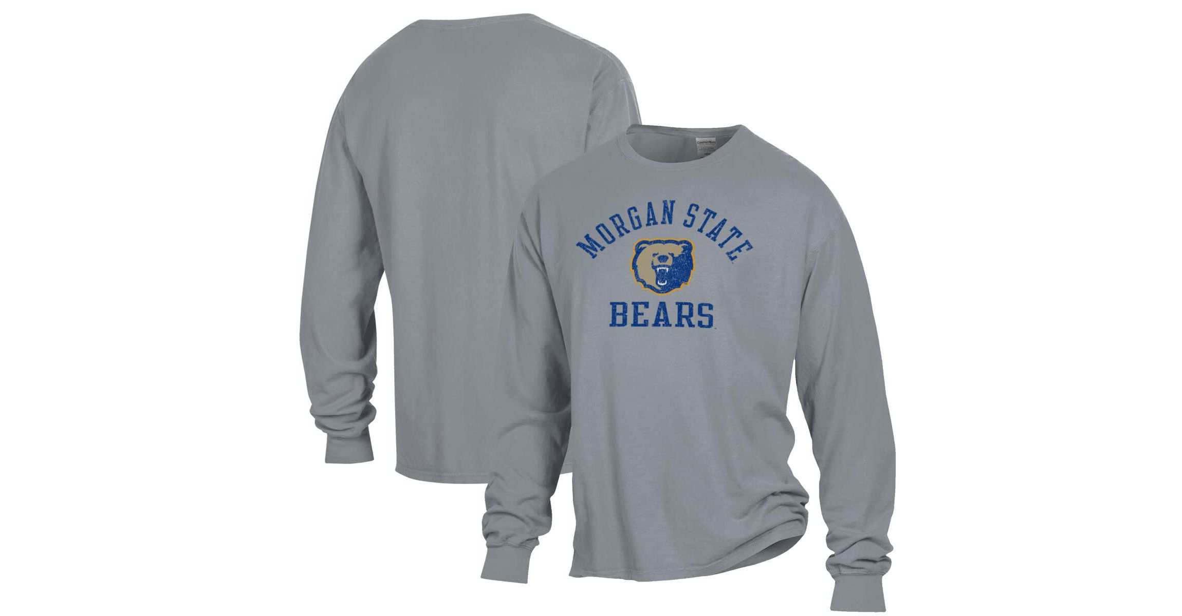 NCAA Morgan State Bears Garment Dyed Long Sleeve T-Shirt
