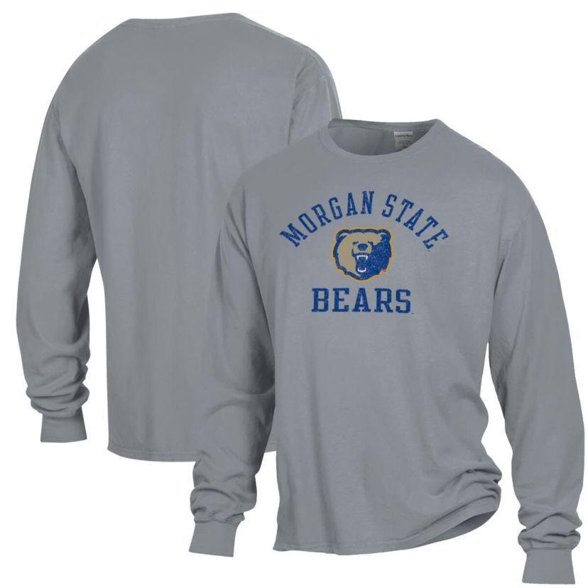 NCAA Morgan State Bears Garment Dyed Long Sleeve T-Shirt