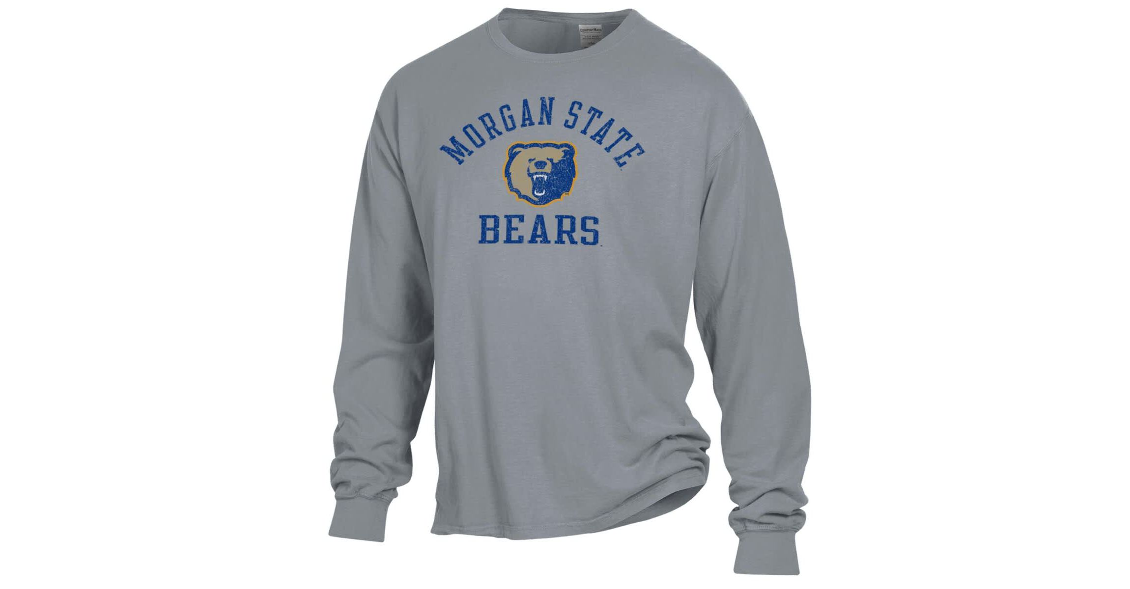 NCAA Morgan State Bears Garment Dyed Long Sleeve T-Shirt