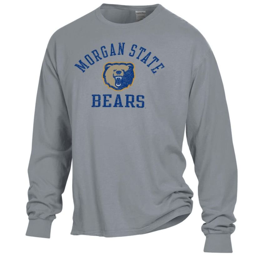 NCAA Morgan State Bears Garment Dyed Long Sleeve T-Shirt