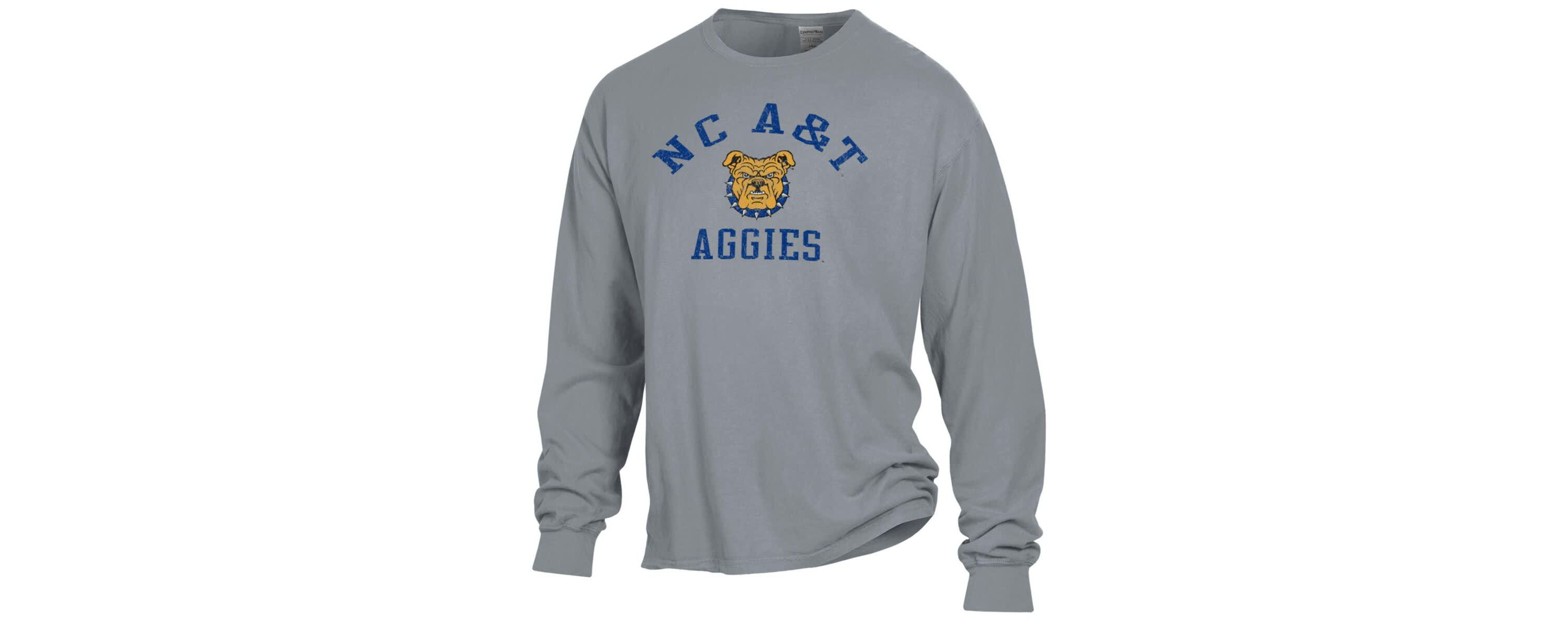 NC A&T Aggies NCAA North Carolina A&T Aggies Garment Dyed Long Sleeve T-Shirt