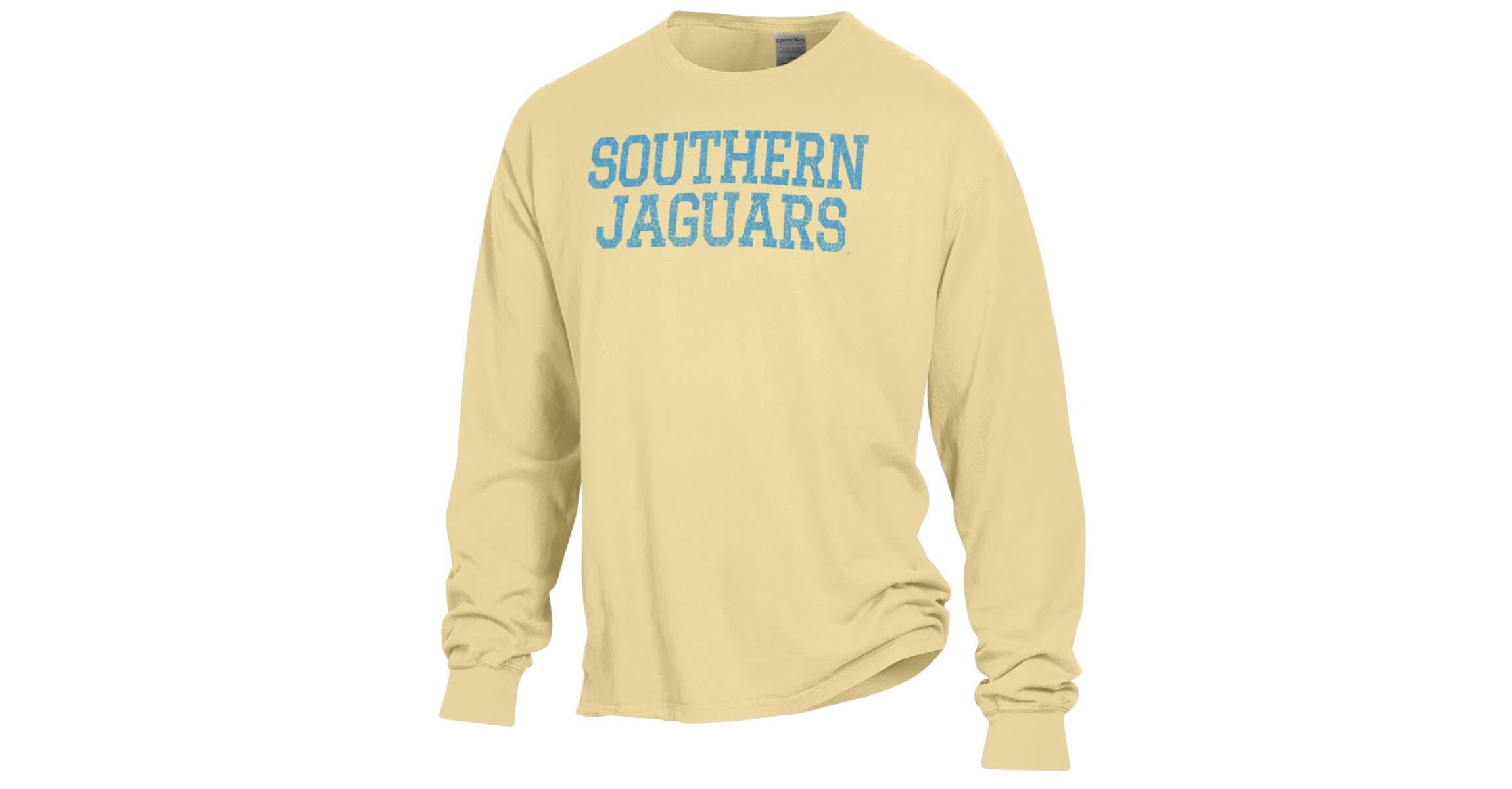 NCAA Southern University Jaguars Garment Dyed Long Sleeve T-Shirt