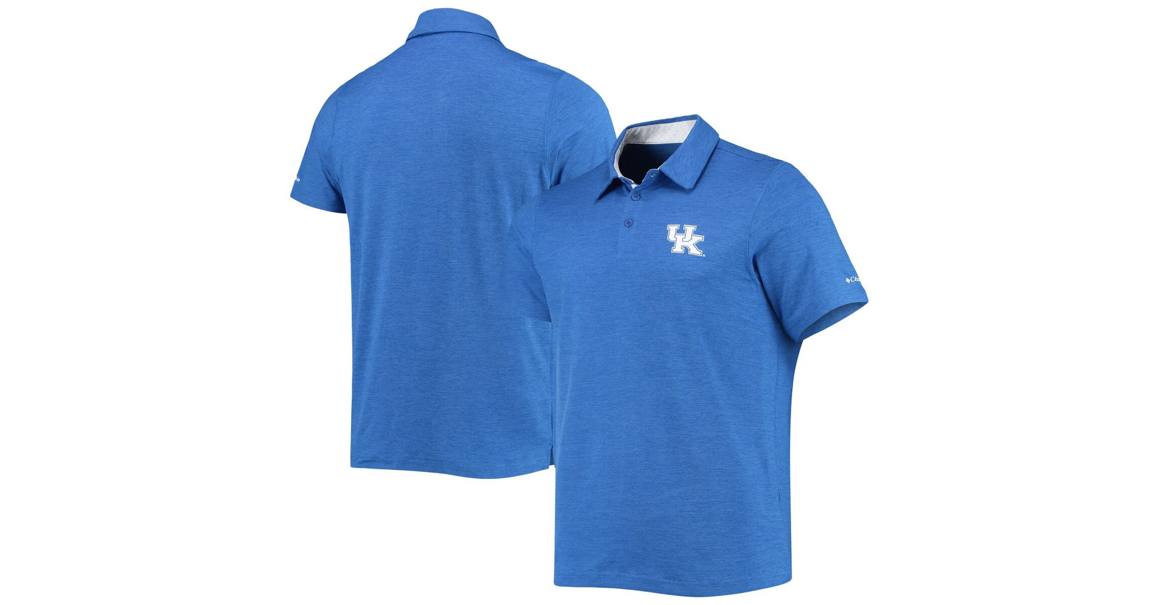 NCAA Kentucky Wildcats Tech Trail Omni-Shade Polo