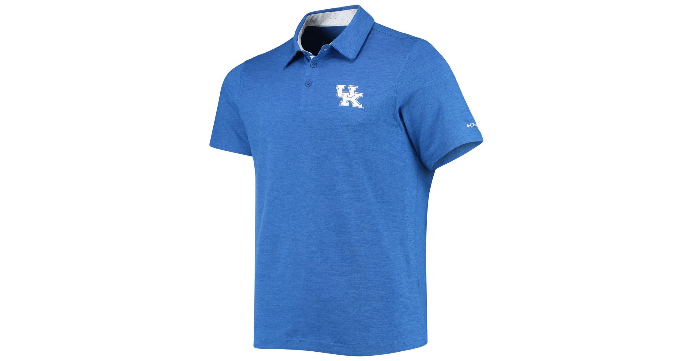 NCAA Kentucky Wildcats Tech Trail Omni-Shade Polo