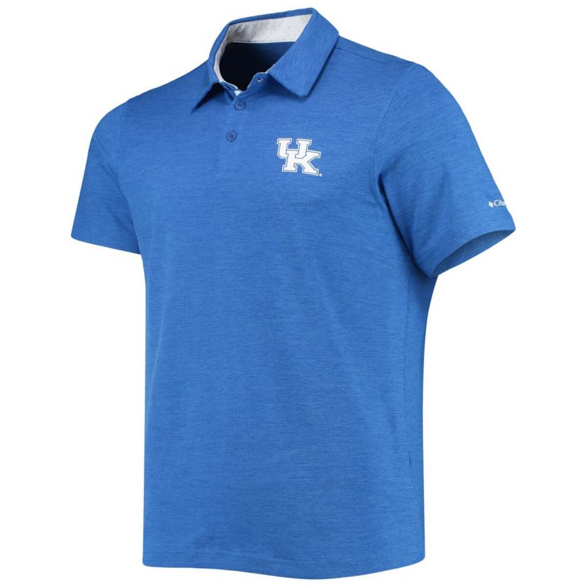 NCAA Kentucky Wildcats Tech Trail Omni-Shade Polo