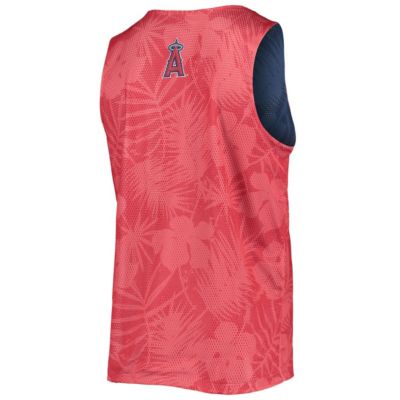 MLB Los Angeles Angels Floral Reversible Mesh Tank Top