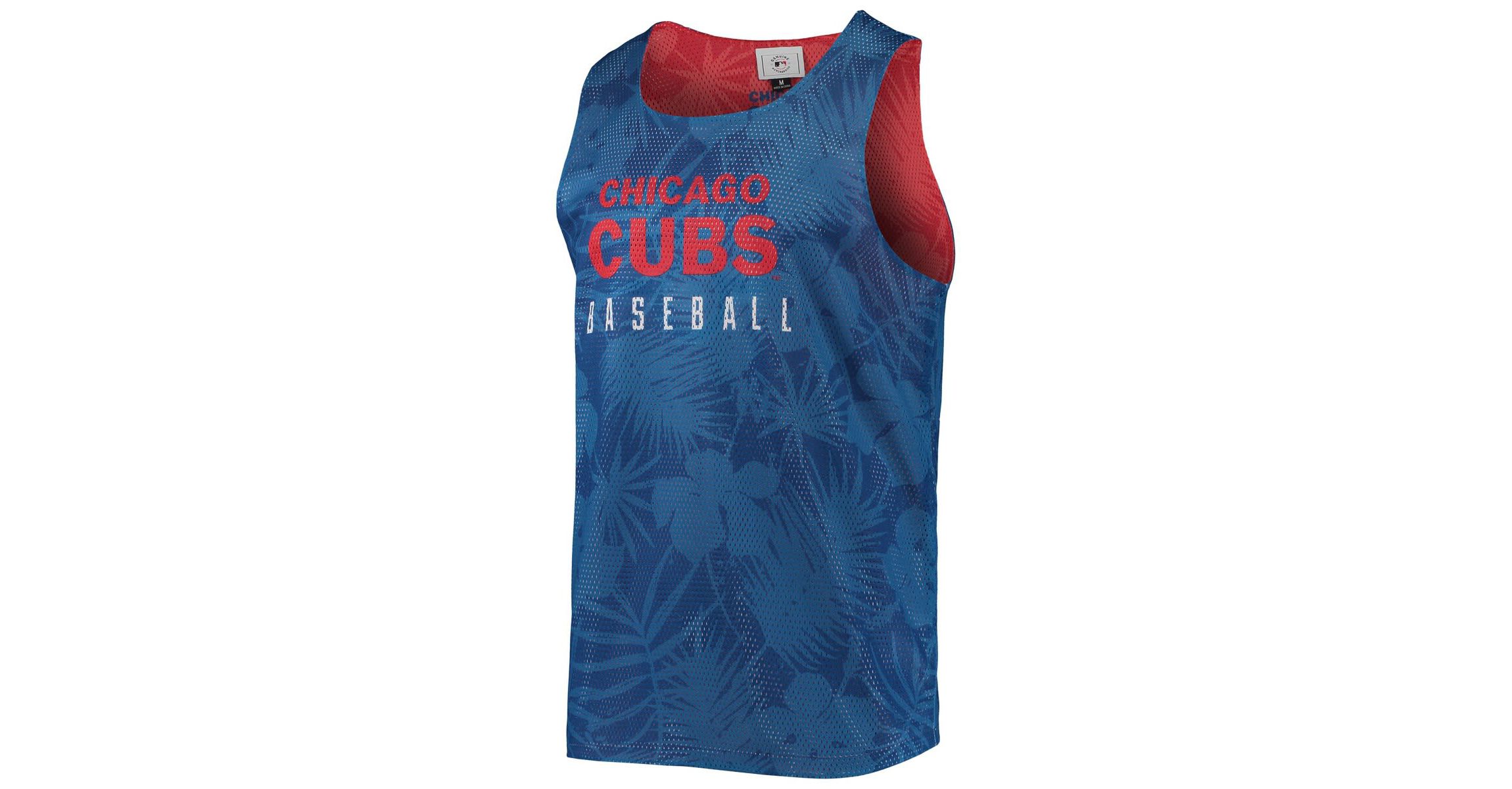 MLB Chicago Cubs Floral Reversible Mesh Tank Top