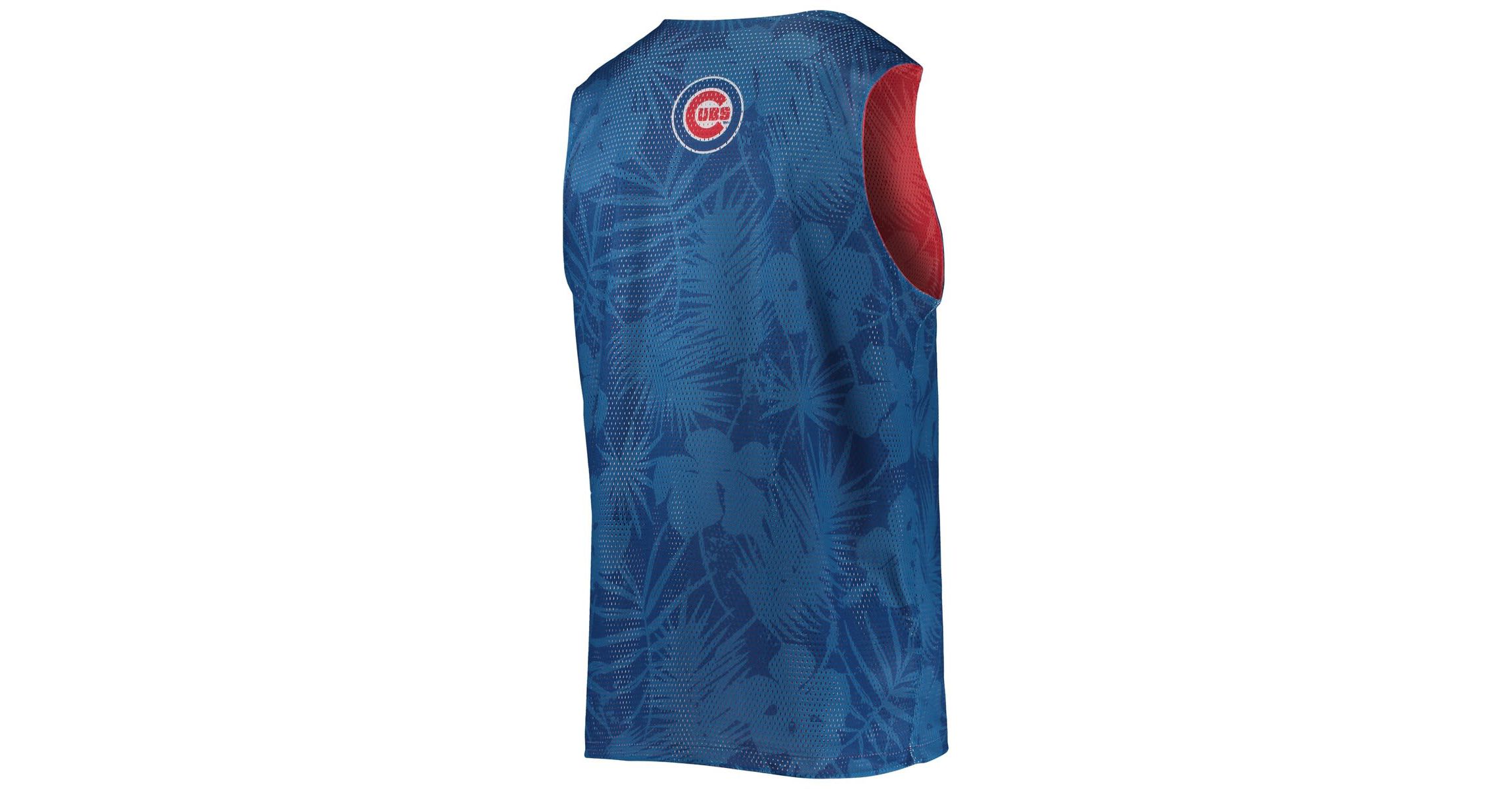 MLB Chicago Cubs Floral Reversible Mesh Tank Top