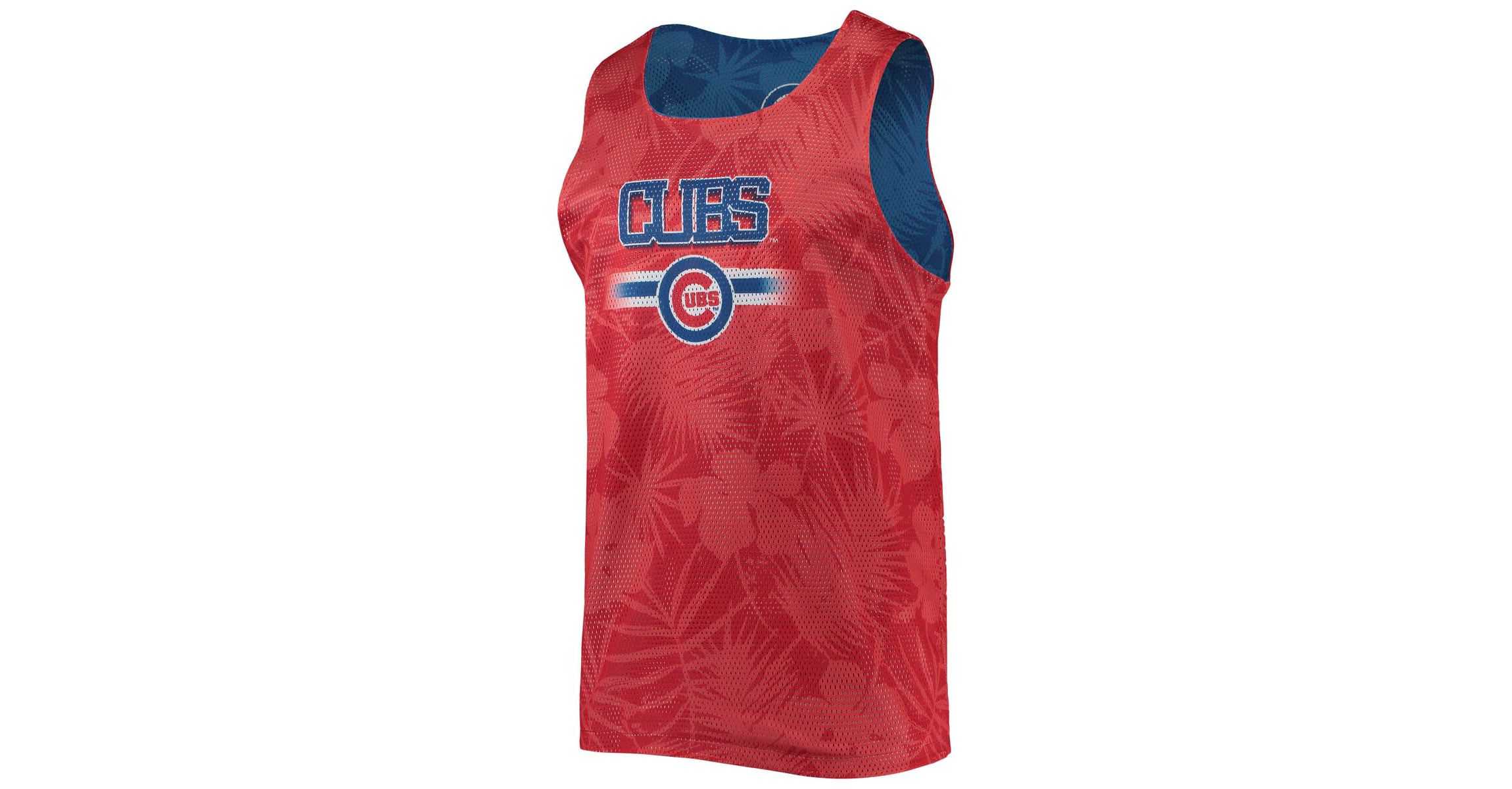 MLB Chicago Cubs Floral Reversible Mesh Tank Top