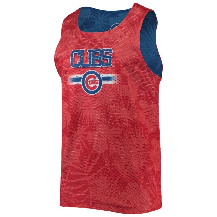 MLB Chicago Cubs Floral Reversible Mesh Tank Top