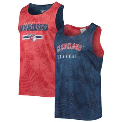 MLB Cleveland Guardians Floral Reversible Mesh Tank Top