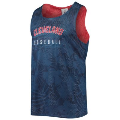 MLB Cleveland Guardians Floral Reversible Mesh Tank Top