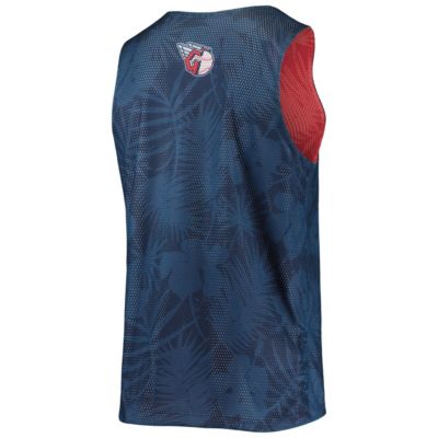 MLB Cleveland Guardians Floral Reversible Mesh Tank Top