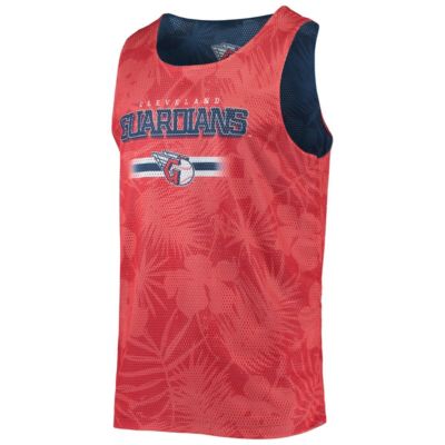 MLB Cleveland Guardians Floral Reversible Mesh Tank Top