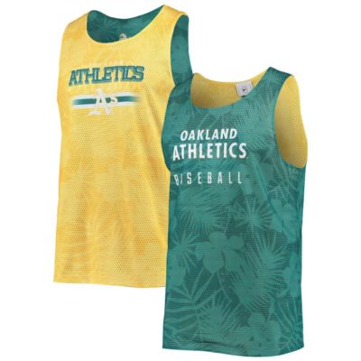 MLB Oakland Athletics Floral Reversible Mesh Tank Top