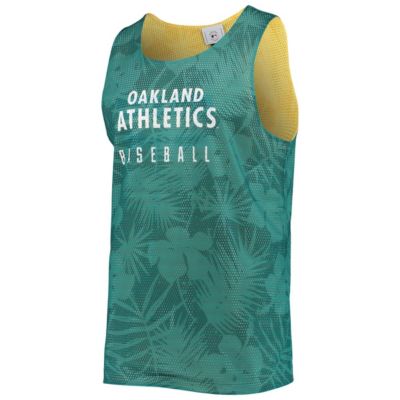 MLB Oakland Athletics Floral Reversible Mesh Tank Top