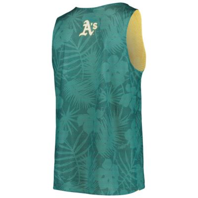 MLB Oakland Athletics Floral Reversible Mesh Tank Top