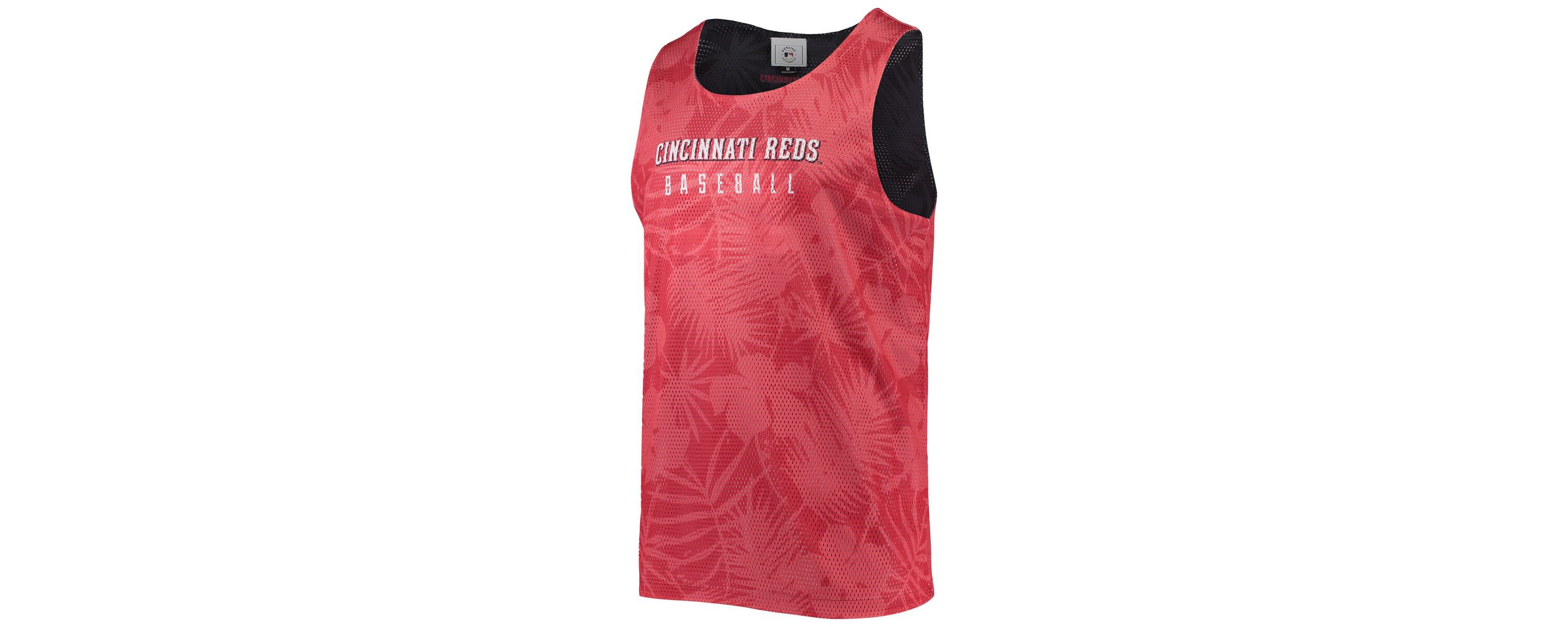 FOCO MLB Cincinnati Reds Floral Reversible Mesh Tank Top | Belk