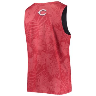 MLB Cincinnati Reds Floral Reversible Mesh Tank Top