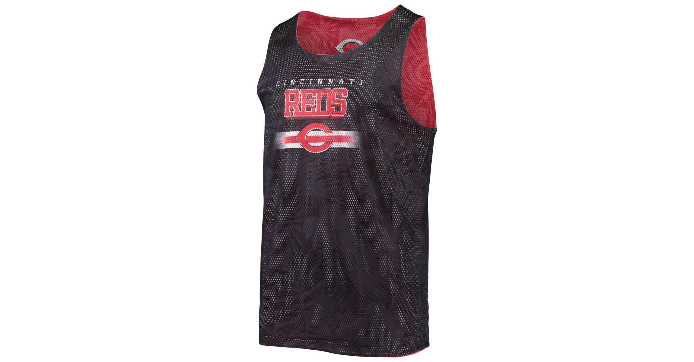 MLB Cincinnati Reds Floral Reversible Mesh Tank Top