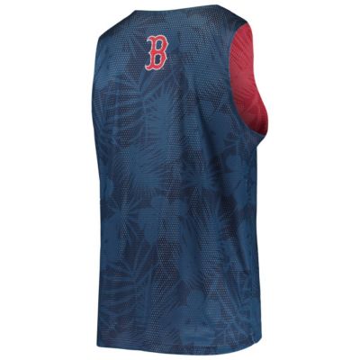 Boston Red Sox MLB Boston Sox Floral Reversible Mesh Tank Top