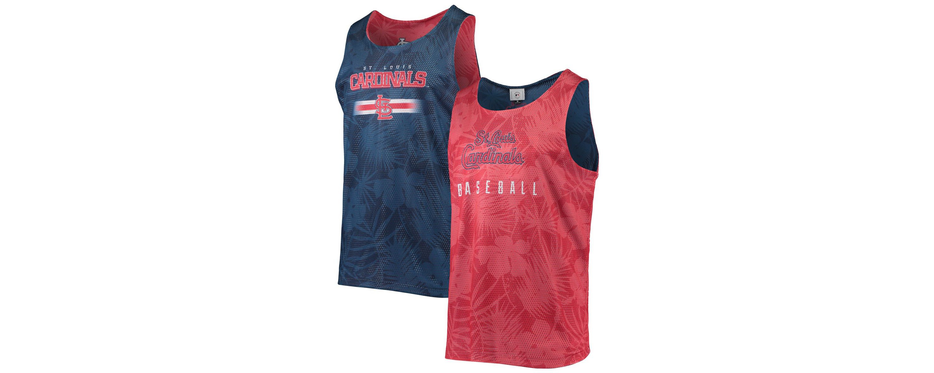 MLB St. Louis Cardinals Floral Reversible Mesh Tank Top