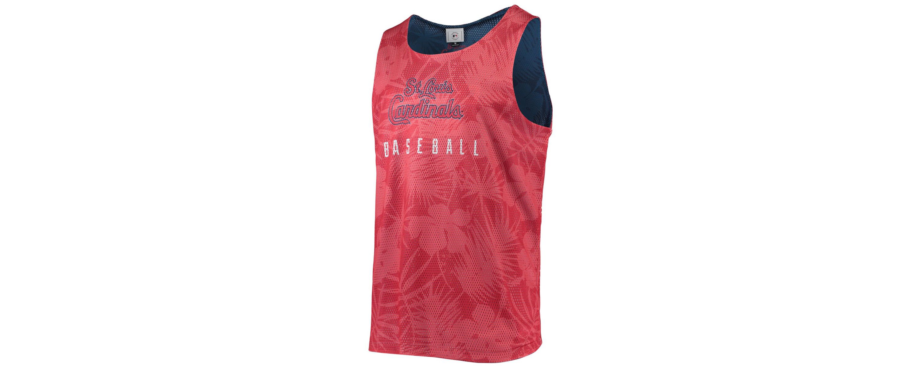 MLB St. Louis Cardinals Floral Reversible Mesh Tank Top