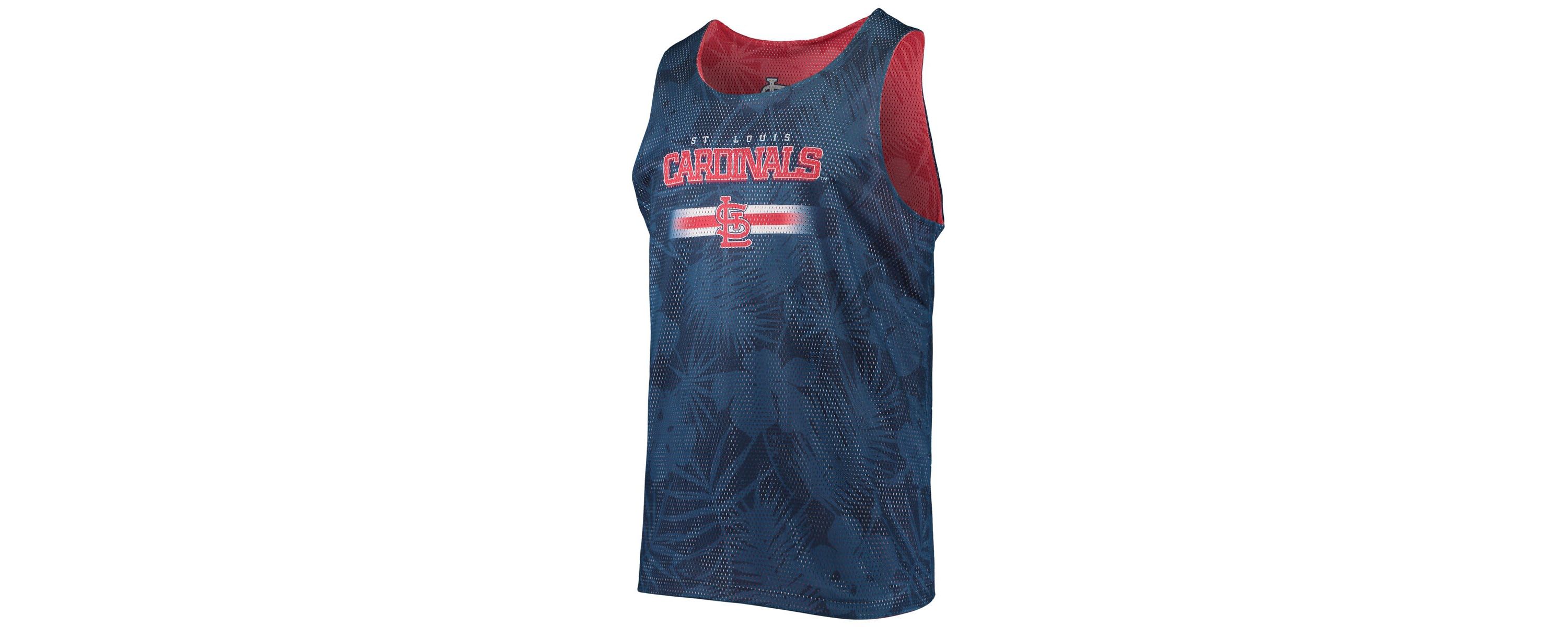MLB St. Louis Cardinals Floral Reversible Mesh Tank Top