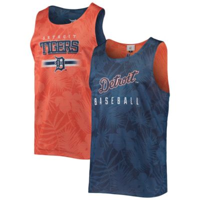 MLB Detroit Tigers Floral Reversible Mesh Tank Top