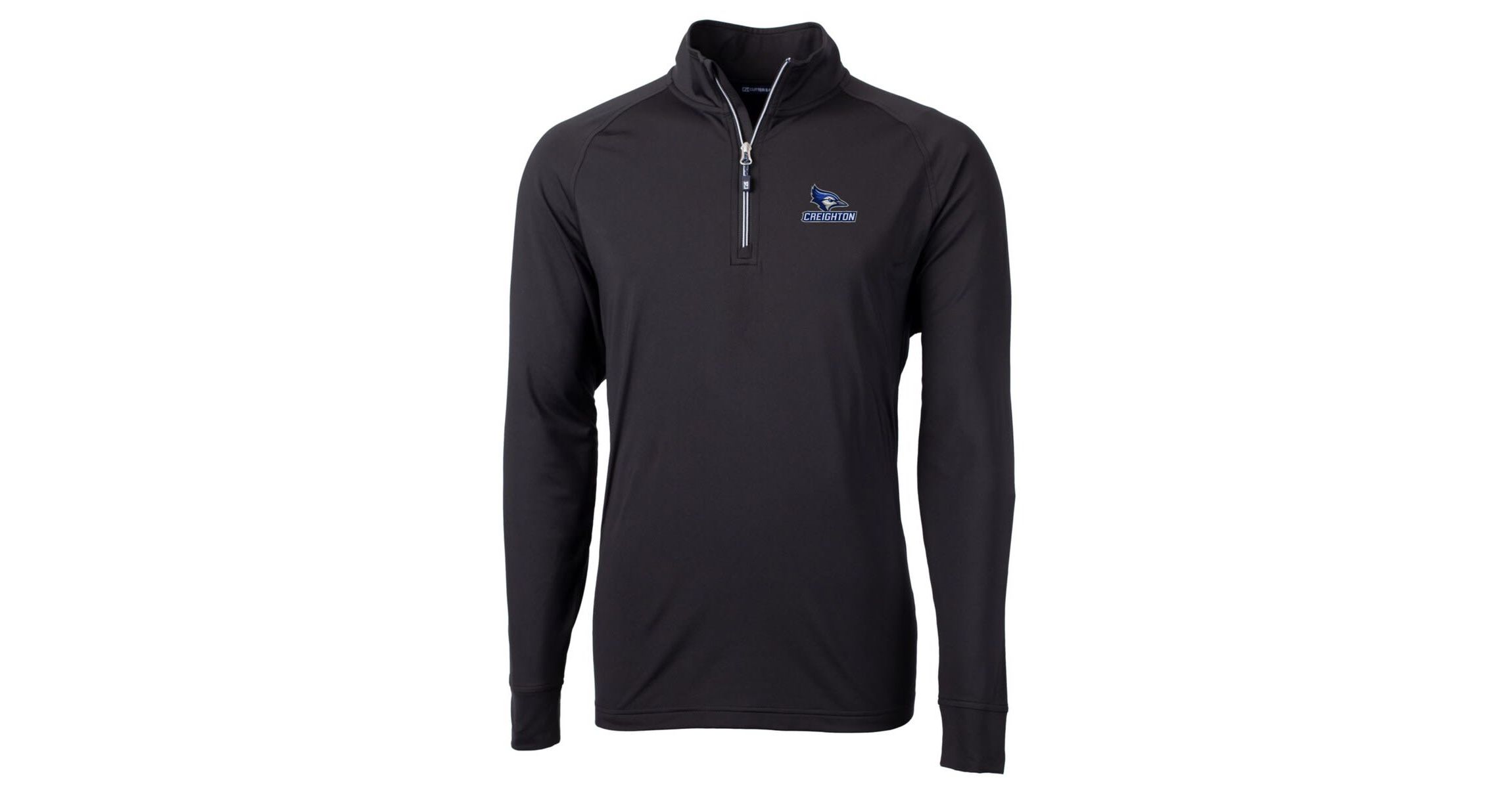 Creighton University Bluejays NCAA Creighton Bluejays Big & Tall Adapt Eco Knit Quarter-Zip Pullover Jacket
