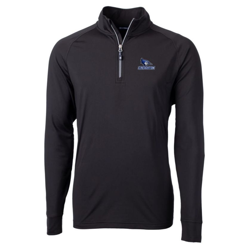 Creighton University Bluejays NCAA Creighton Bluejays Big & Tall Adapt Eco Knit Quarter-Zip Pullover Jacket