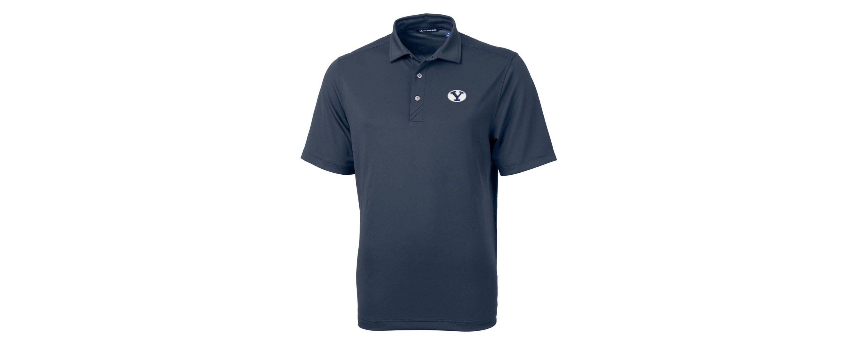 NCAA BYU Cougars Big & Tall Virtue Eco Pique Recycled Polo