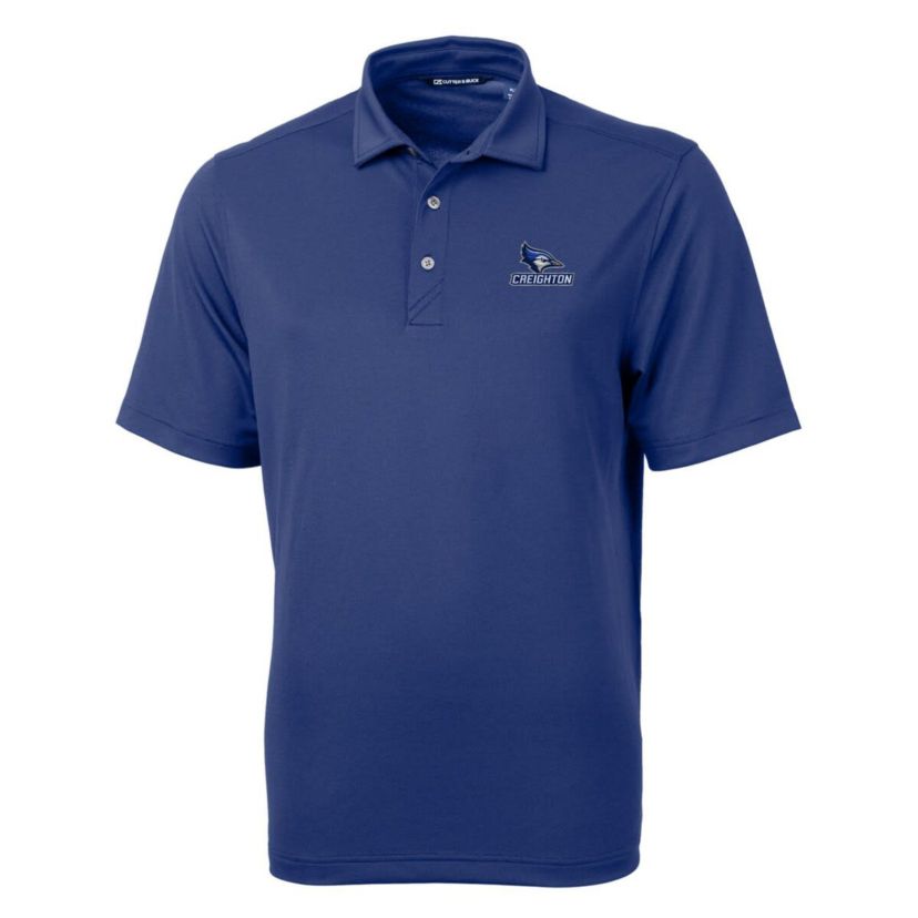 Creighton University Bluejays NCAA Creighton Bluejays Big & Tall Virtue Eco Pique Recycled Polo