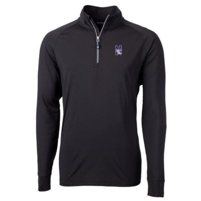 NCAA Northwestern Wildcats Big & Tall Adapt Eco Knit Quarter-Zip Pullover Jacket