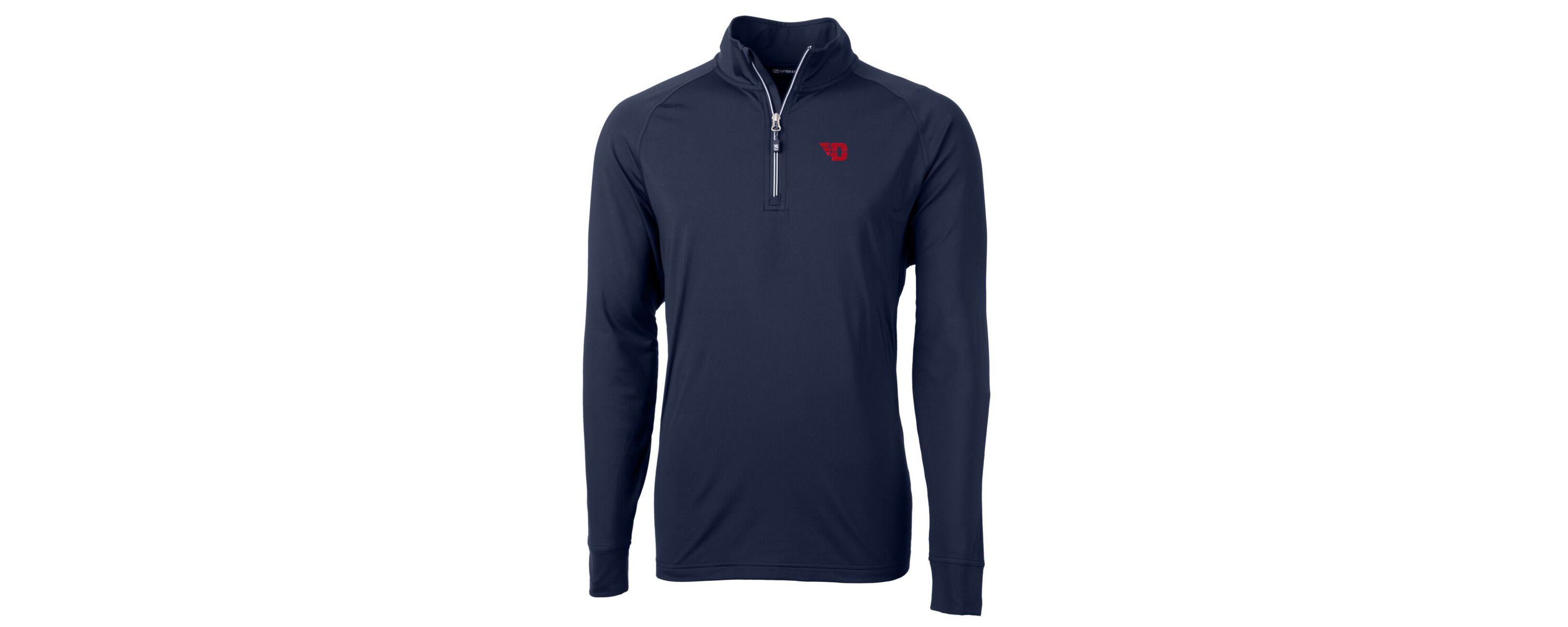 NCAA Dayton Flyers Big & Tall Adapt Eco Knit Quarter-Zip Pullover Jacket