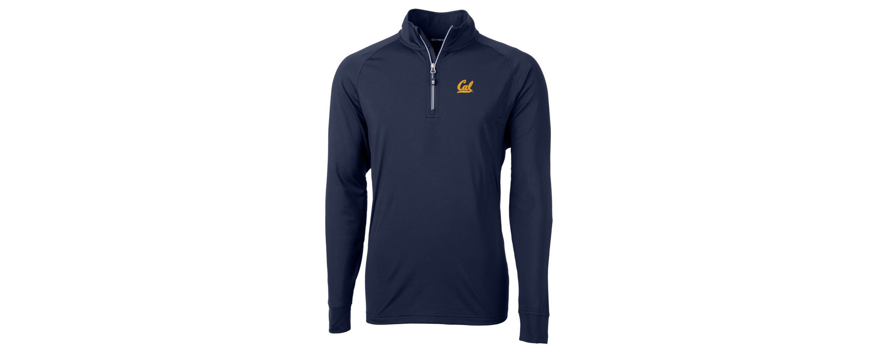 California Golden Bears NCAA Cal Bears Big & Tall Adapt Eco Knit Quarter-Zip Pullover Jacket