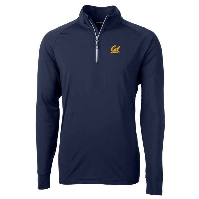 California Golden Bears NCAA Cal Bears Big & Tall Adapt Eco Knit Quarter-Zip Pullover Jacket