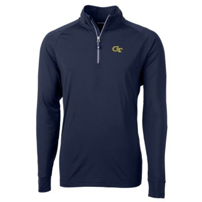 Georgia Tech Yellow Jackets NCAA Big & Tall Adapt Eco Knit Quarter-Zip Pullover Jacket