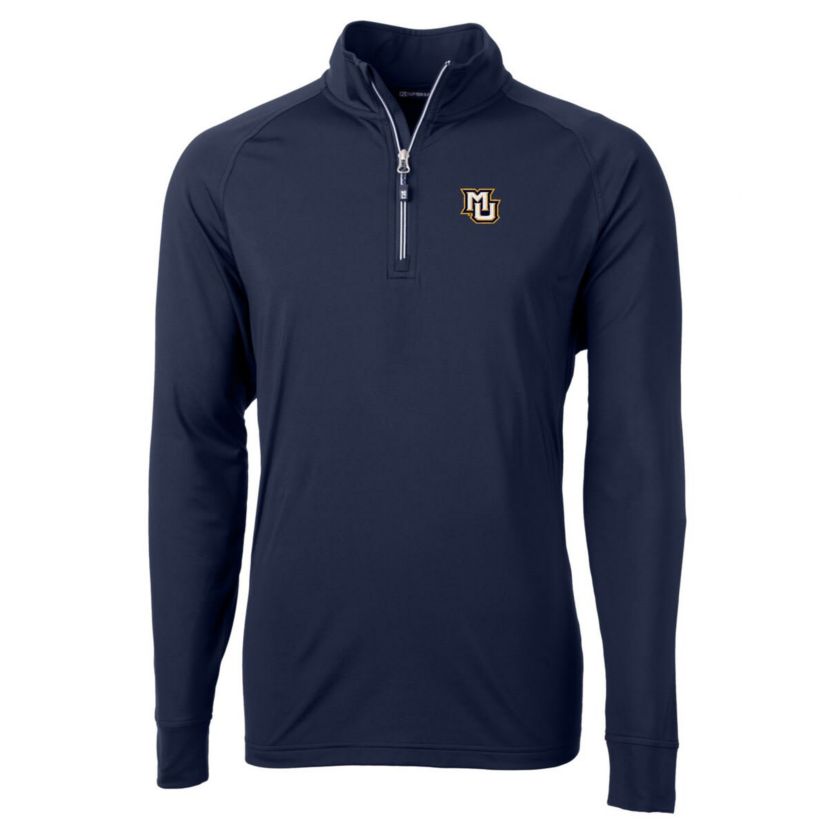 NCAA Marquette Golden Eagles Big & Tall Adapt Eco Knit Quarter-Zip Pullover Jacket