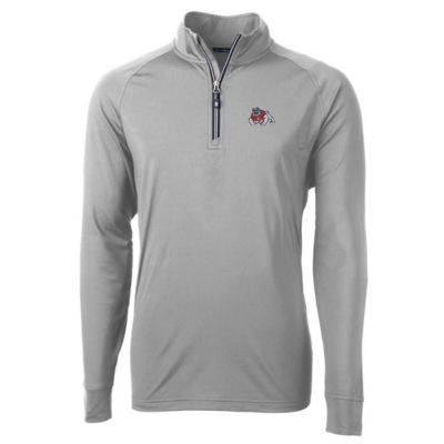 NCAA Fresno State Bulldogs Big & Tall Adapt Eco Knit Quarter-Zip Pullover Jacket