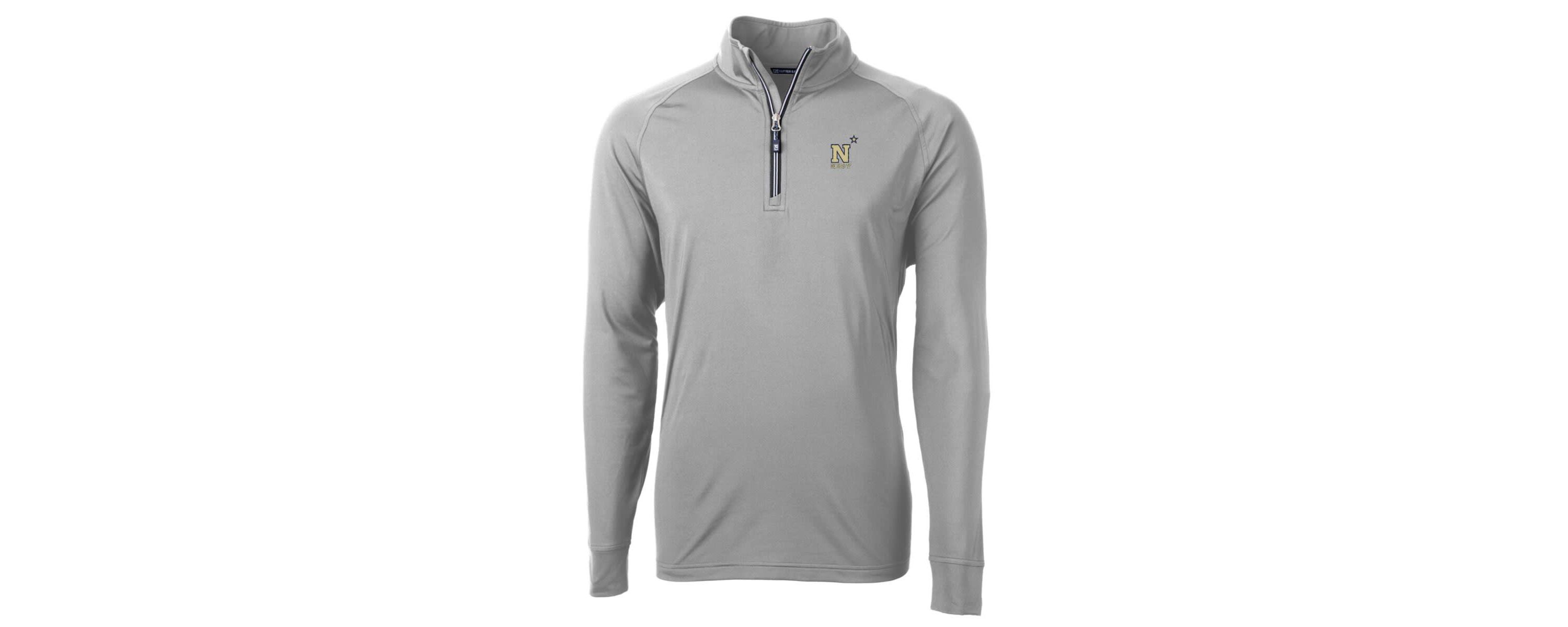Navy Midshipmen NCAA Midshipmen Big & Tall Adapt Eco Knit Quarter-Zip Pullover Jacket