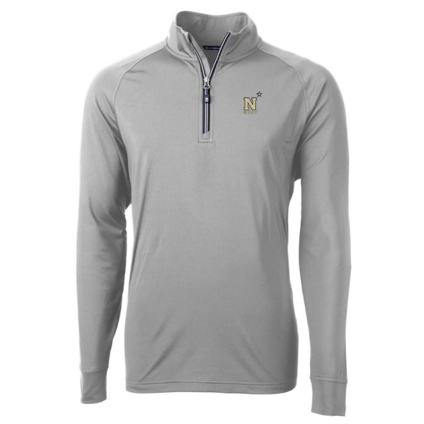 Navy Midshipmen NCAA Midshipmen Big & Tall Adapt Eco Knit Quarter-Zip Pullover Jacket