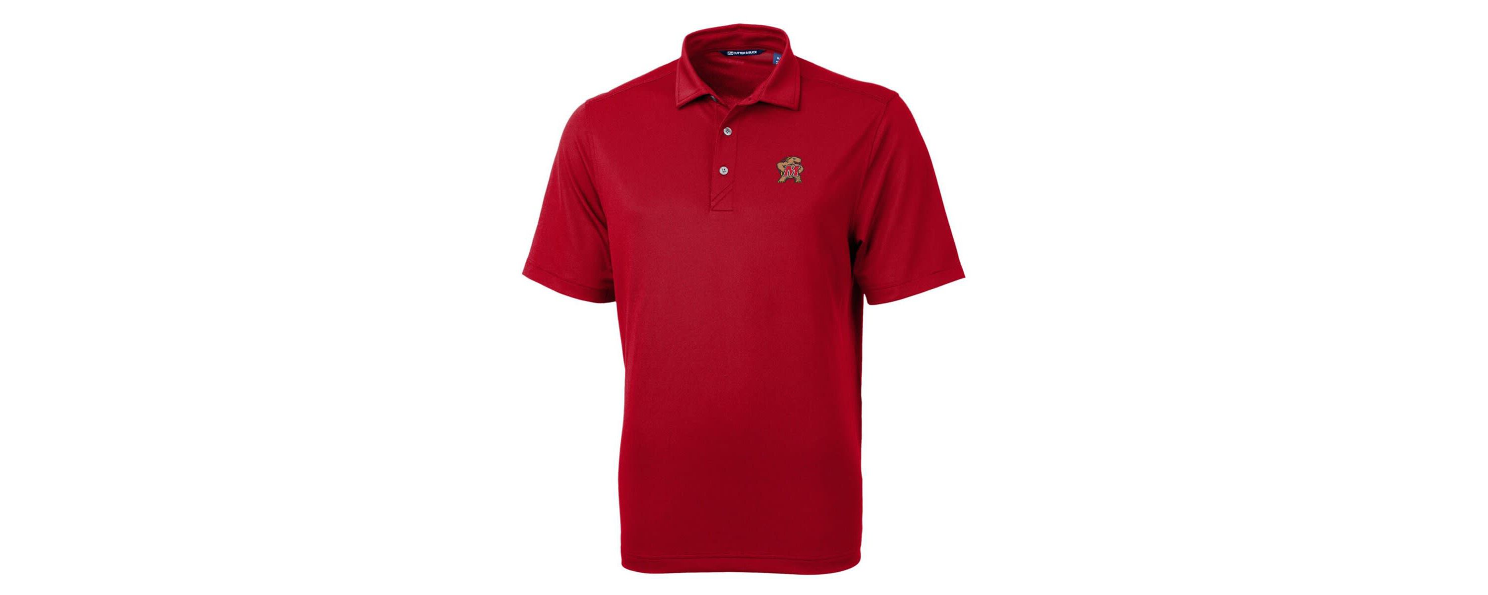 NCAA Maryland Terrapins Big & Tall Virtue Eco Pique Recycled Polo