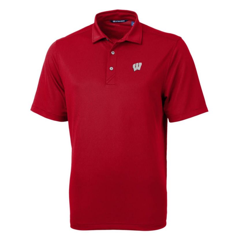 NCAA Wisconsin Badgers Big & Tall Virtue Eco Pique Recycled Polo
