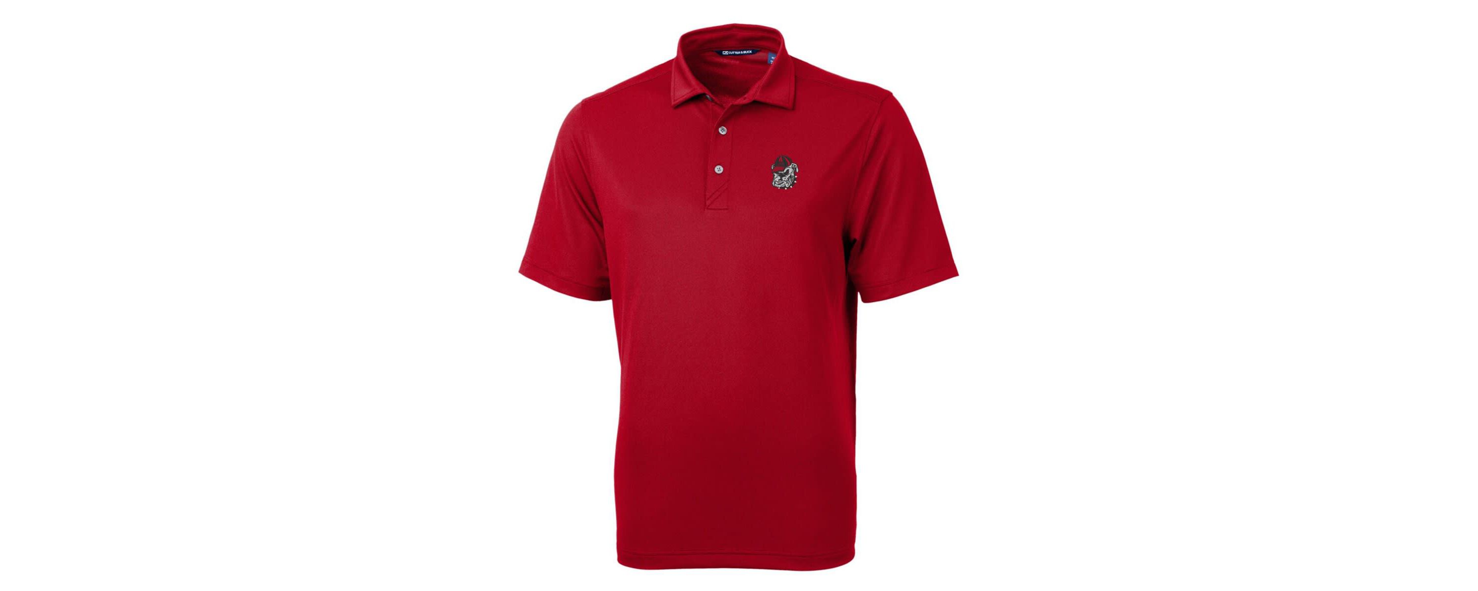 NCAA Georgia Bulldogs Big & Tall Virtue Eco Pique Recycled Polo
