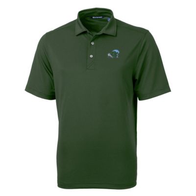 Cutter & Buck Men's Tulane Green Wave NCAA Tulane Wave Big & Tall Virtue Eco Pique Recycled Polo