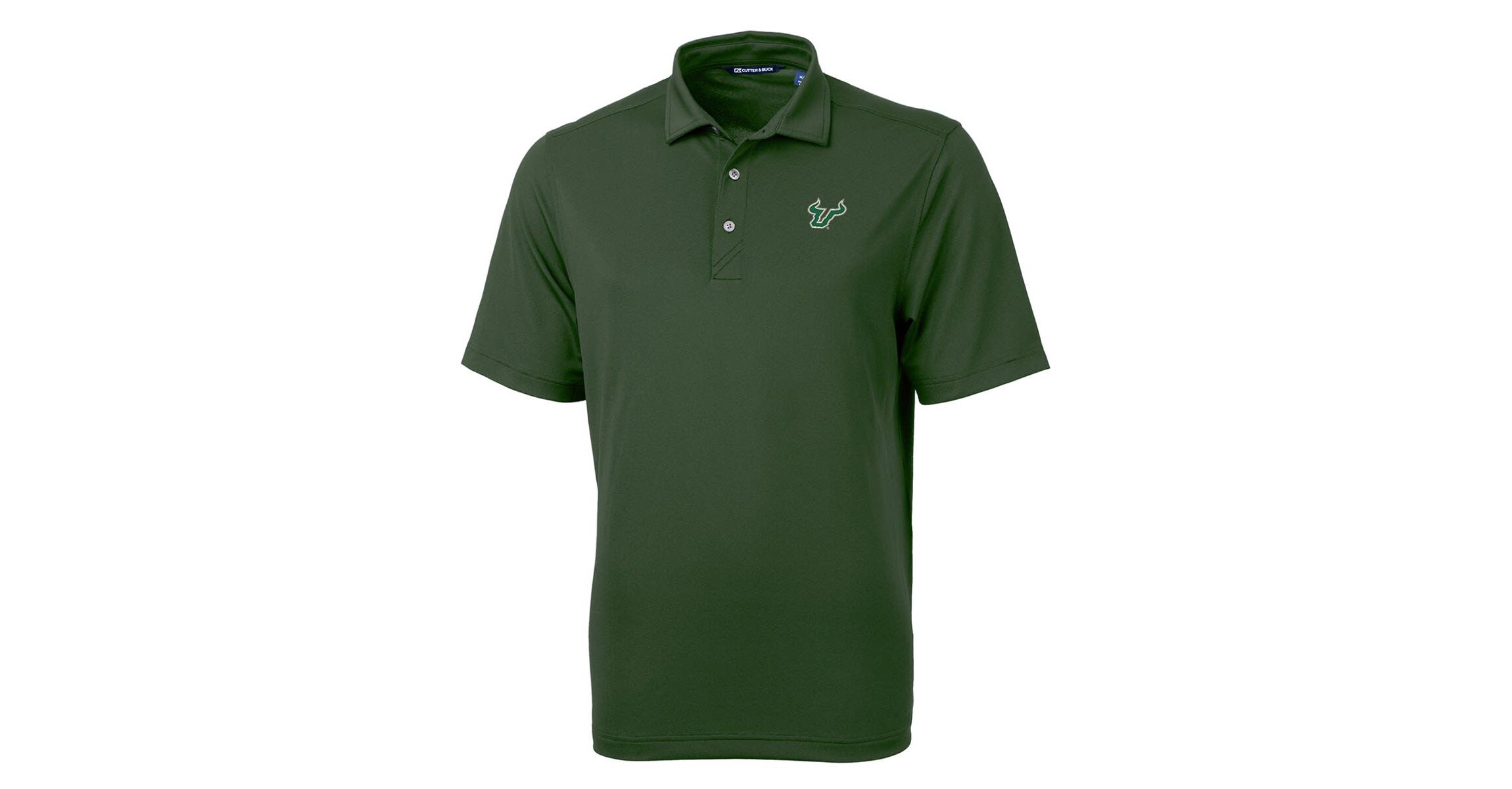 NCAA South Florida Bulls Big & Tall Virtue Eco Pique Recycled Polo