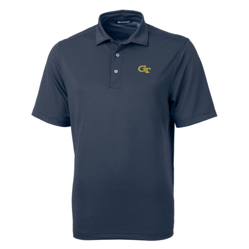 Georgia Tech Yellow Jackets NCAA Georgia Tech Jackets Big & Tall Virtue Eco Pique Recycled Polo